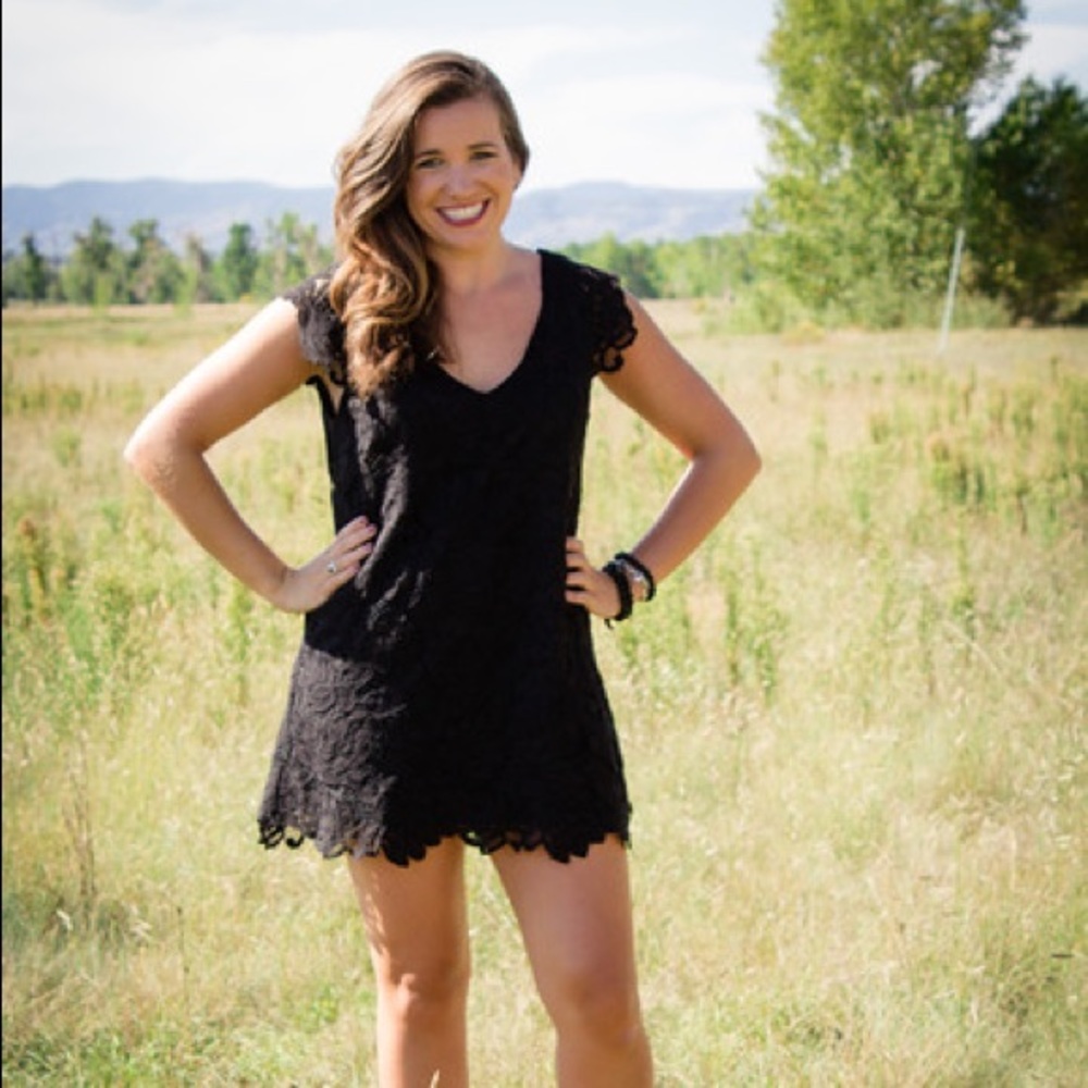 BB Dakota Black Lace Dress